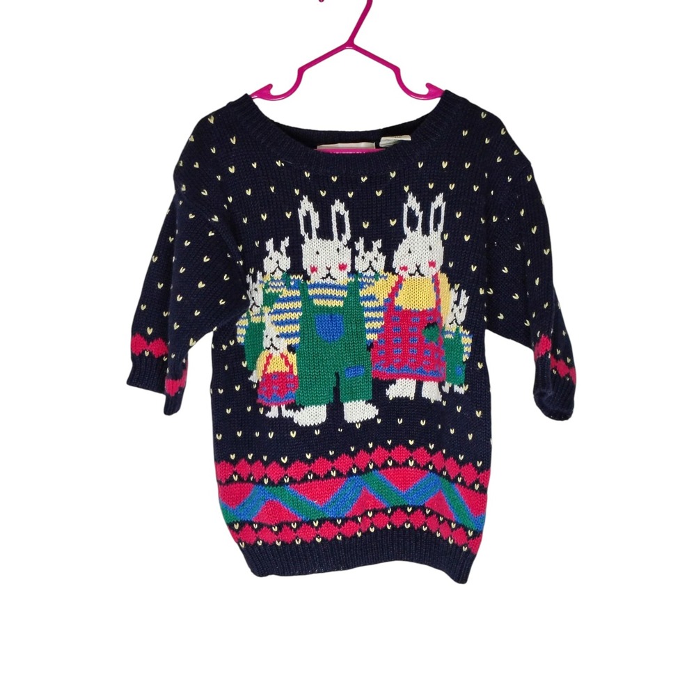 Vintage‎ kids Carroll Reed Easter Bunny Sweater